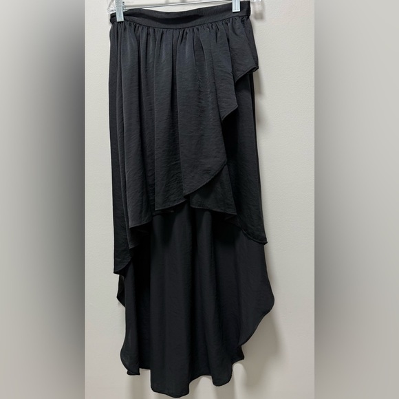 BCBGENERATION BLACK MAXI SKIRT - Picture 4 of 7